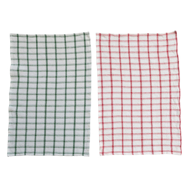 Cotton Waffle Weave Tea Towel - 3 Styles - Freshie & Zero Studio Shop