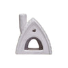 ceramic house for tea light or incense cone