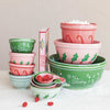 Festive Holiday Ceramic Measuring Cups - Freshie & Zero Studio Shop