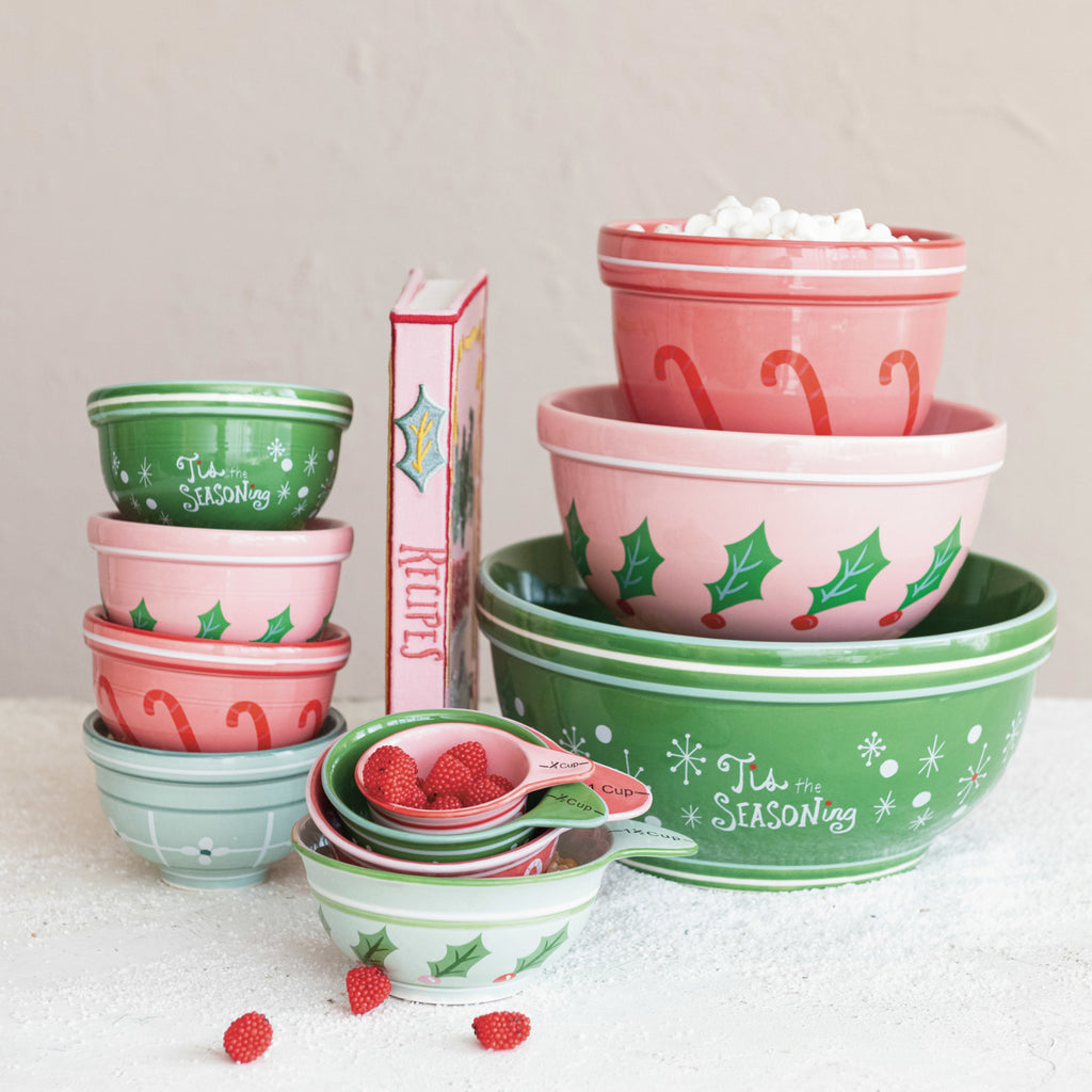 Festive Holiday Ceramic Measuring Cups - Freshie & Zero Studio Shop