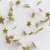 Gold Glitter Paper Star Garland - Freshie & Zero Studio Shop