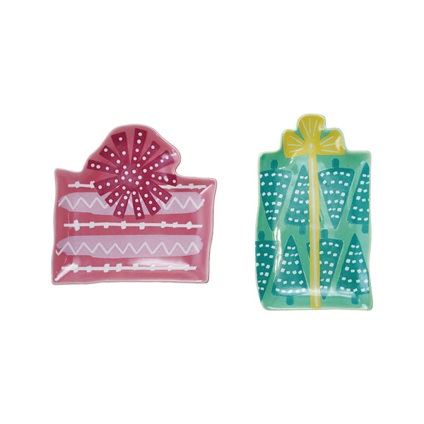 Stoneware Holiday Gift-Box Shaped Dish - Freshie & Zero Studio Shop