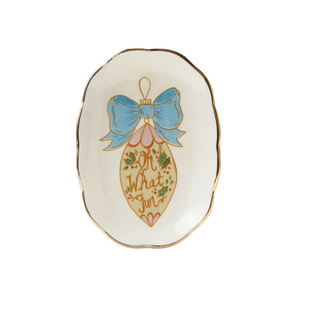 Stoneware Holiday Mini Dish | 3 Styles - Freshie & Zero Studio Shop