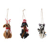 Festive Dogs Felted Wool Ornaments - Freshie & Zero Studio Shop