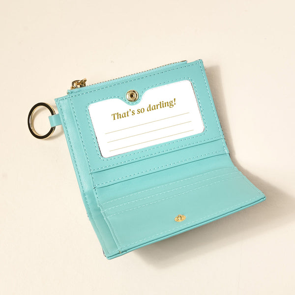 Luxe Pocket Wallet - Navy Floral - Freshie & Zero Studio Shop