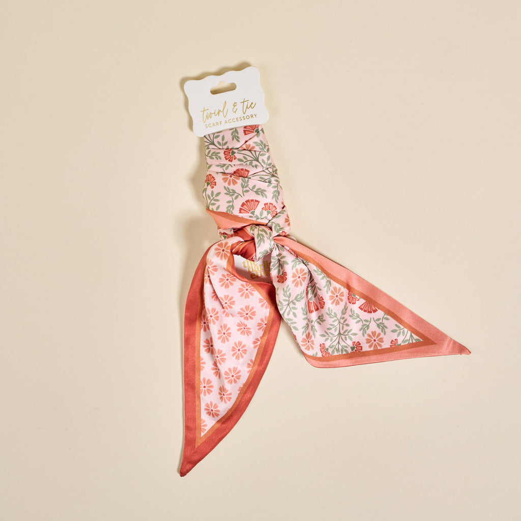 Twist & Tie Scarf - Everbloom Dusty Rose - Freshie & Zero Studio Shop