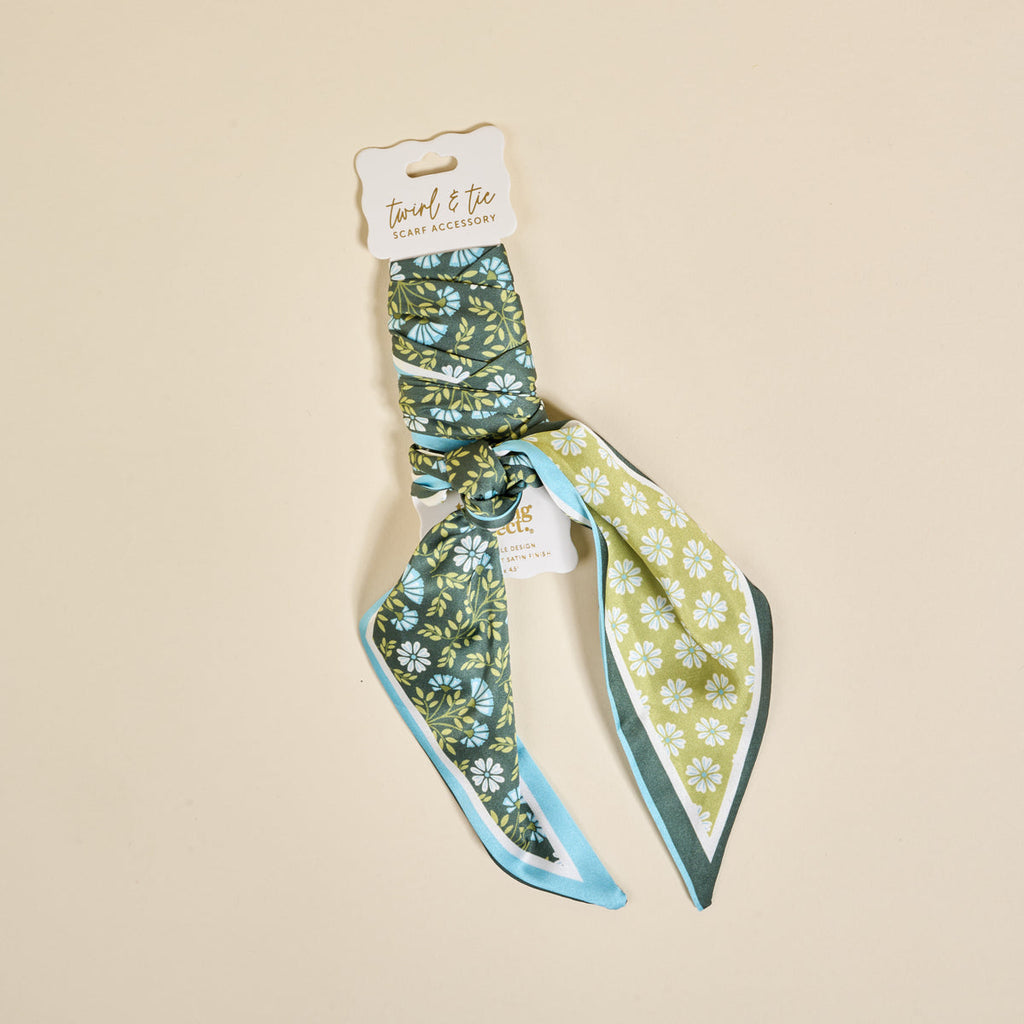 Twist & Tie Scarf - Everbloom Forest Green - Freshie & Zero Studio Shop