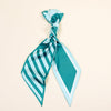 Twist & Tie Scarf - Teal Stripes - Freshie & Zero Studio Shop