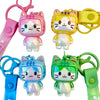 TV Cat Key Charm Keychain - Freshie & Zero Studio Shop