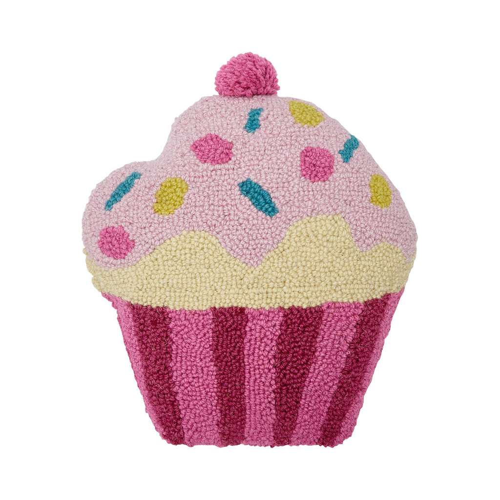 Cupcake With Pom Pom Hook Pillow - Freshie & Zero Studio Shop