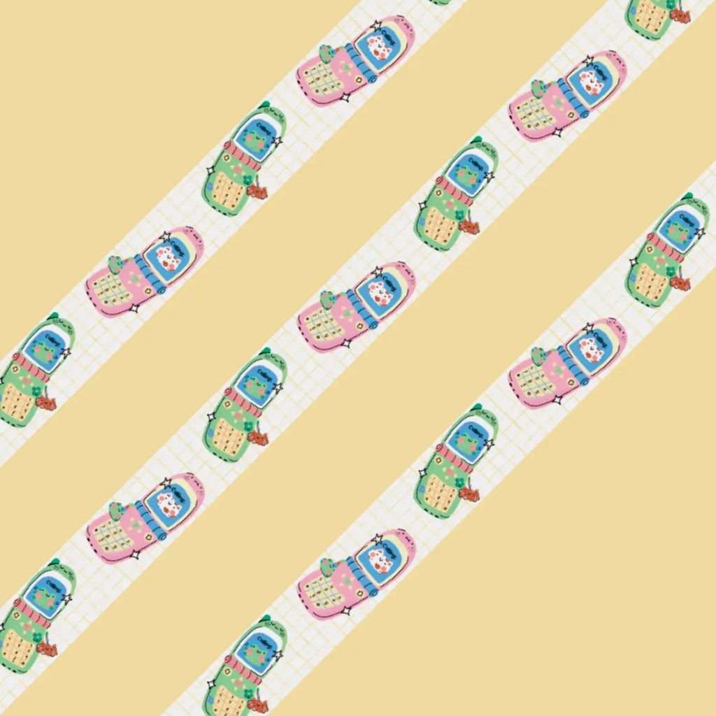 Flip Phone Washi Tape - Freshie & Zero Studio Shop