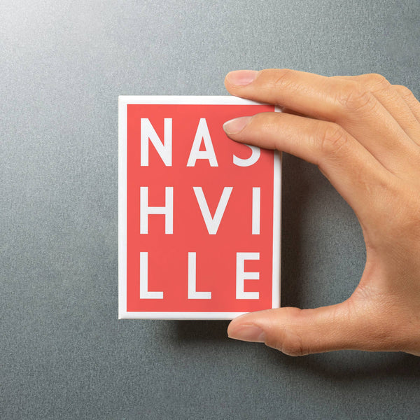 Tomato Red Nashville Magnet - Freshie & Zero Studio Shop
