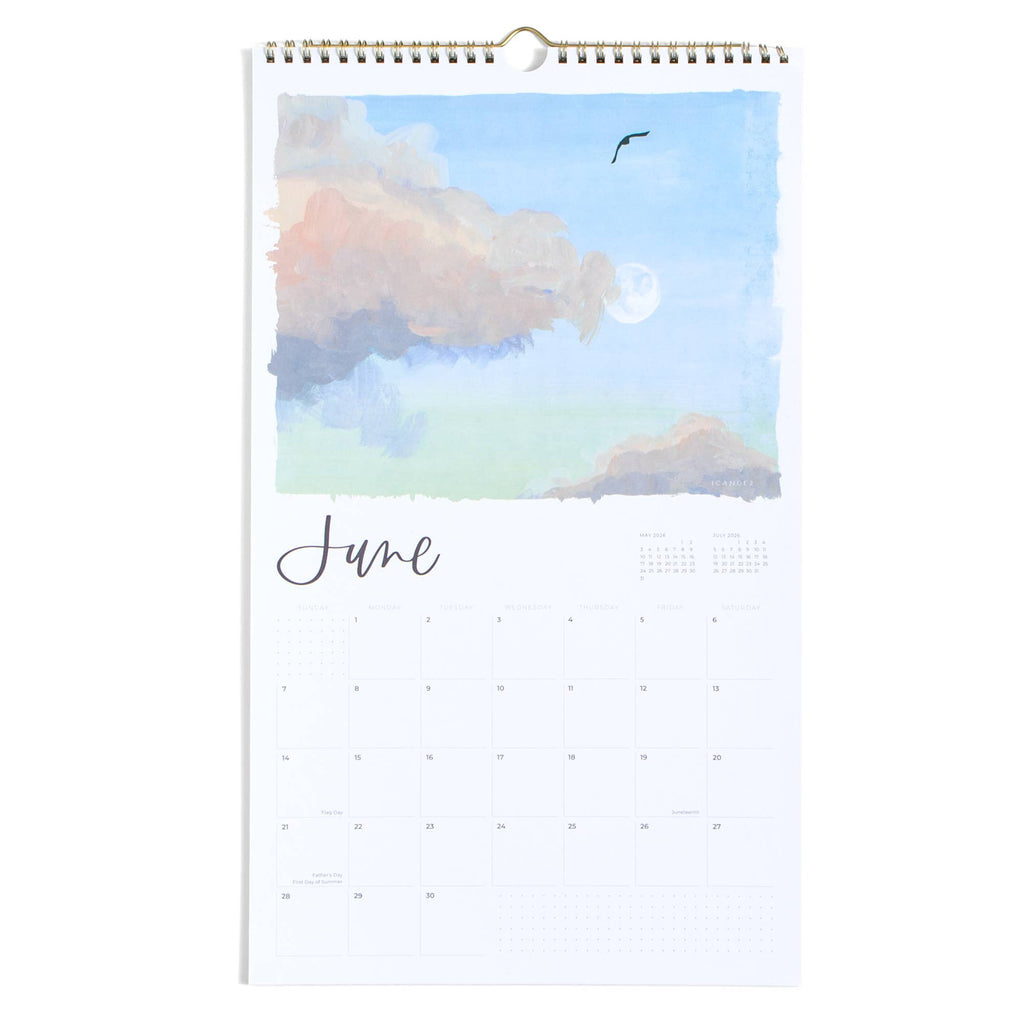 2026 Land & Sky Landscapes Wall Calendar - Freshie & Zero Studio Shop