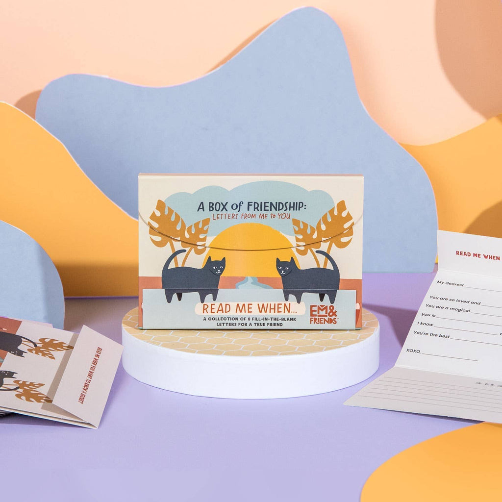 A Box of Friendship: Letters to Fill In From Me to You - Freshie & Zero Studio Shop