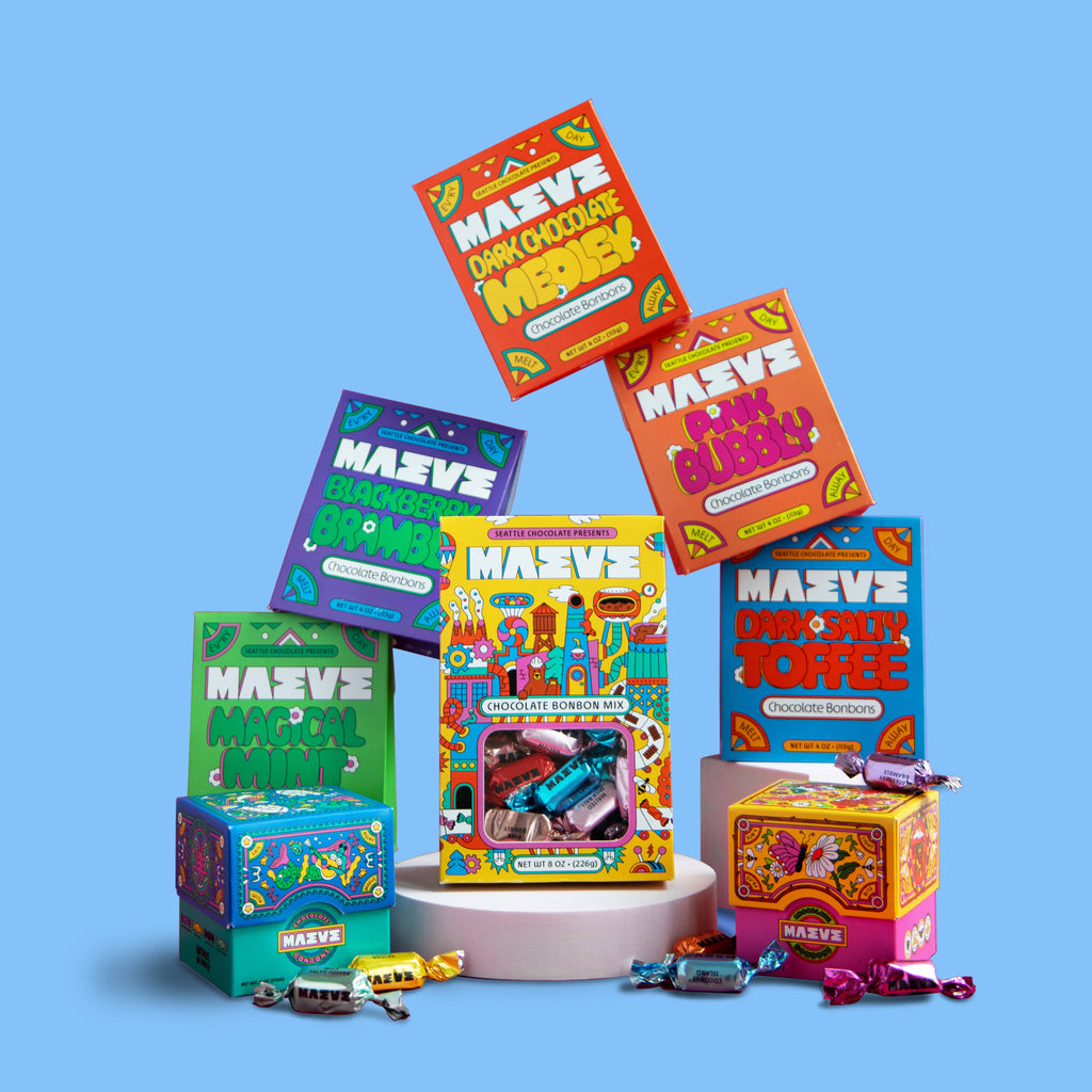 Milk Chocolate Medley Bonbon Box - 4oz - Freshie & Zero Studio Shop