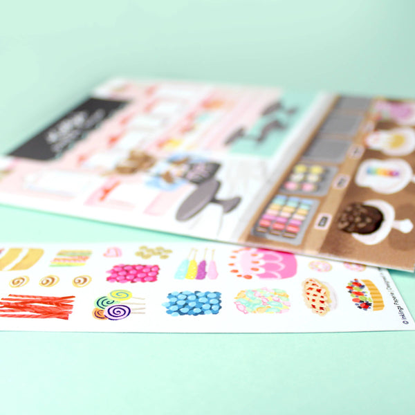 Sweet Shop Sticker Scene Card - Freshie & Zero Studio Shop