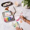 Retro Christmas Watercolor Painting Kit - Freshie & Zero Studio Shop