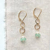 marine little gemstone earrings - Freshie & Zero Studio Shop