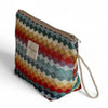 Large Makeup Bag: Wavy Rainbow - Freshie & Zero Studio Shop