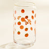 Tomato Gold Rimmed Soda Can Glass - Freshie & Zero Studio Shop