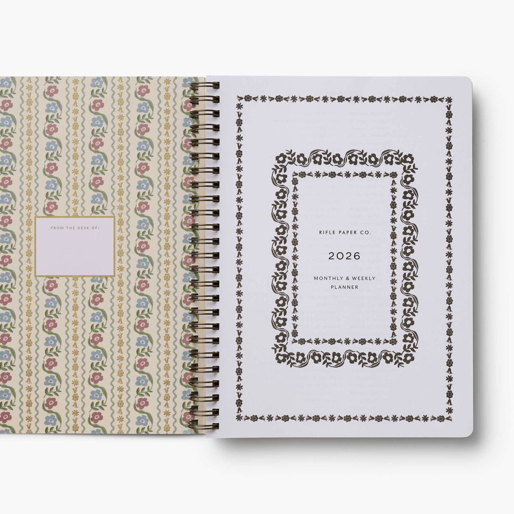 2026 Dahlia 12-Month Softcover Spiral Planner - Freshie & Zero Studio Shop