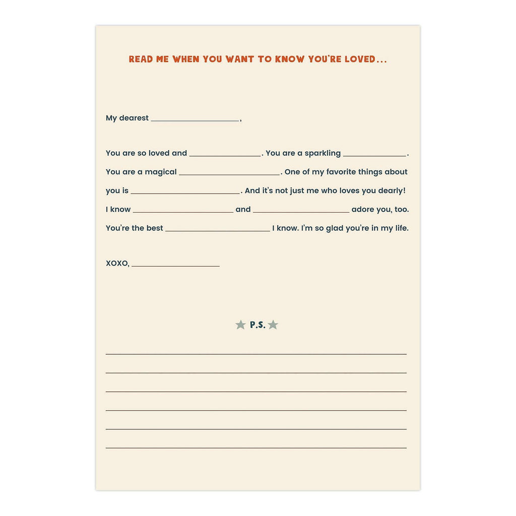 A Box of Friendship: Letters to Fill In From Me to You - Freshie & Zero Studio Shop