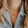 Smiling Sun Ceramic Pendant Handmade Necklace - Freshie & Zero Studio Shop