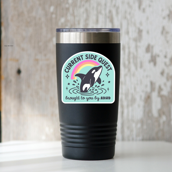 Current Side Quest Brought to You By ADHD Sticker - Freshie & Zero Studio Shop