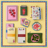 Punch Studio Mediterranean Eat magnetic list pad with colorful Mediterranean food illustrations