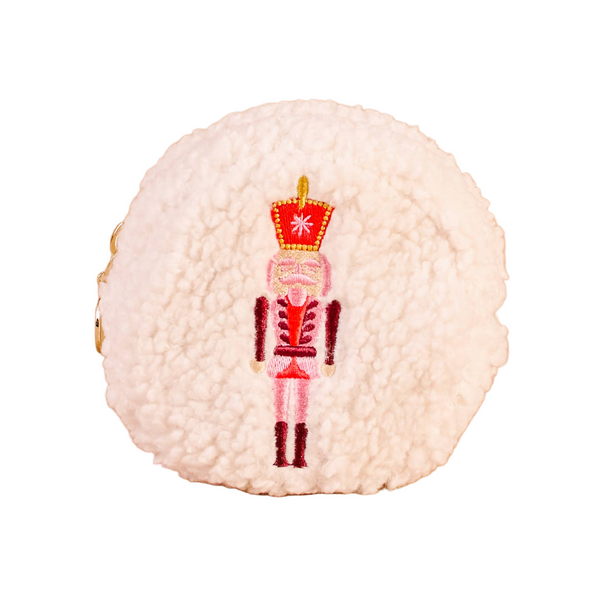 Nutcracker Circle Teddy Pouch - Freshie & Zero Studio Shop