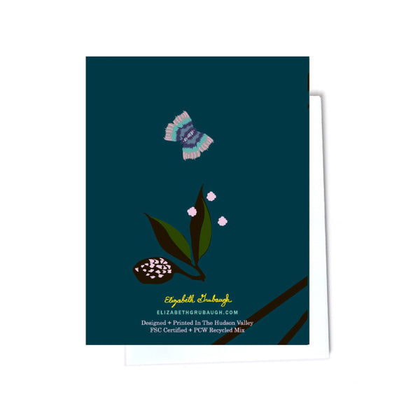 Magnolia Flower Blank Greeting Card - Freshie & Zero Studio Shop