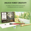 Watercolor Coloring Book: Forest Themed - Freshie & Zero Studio Shop