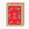 Boxed Nature Scream Christmas Holiday Cards - Set of 8 - Freshie & Zero Studio Shop