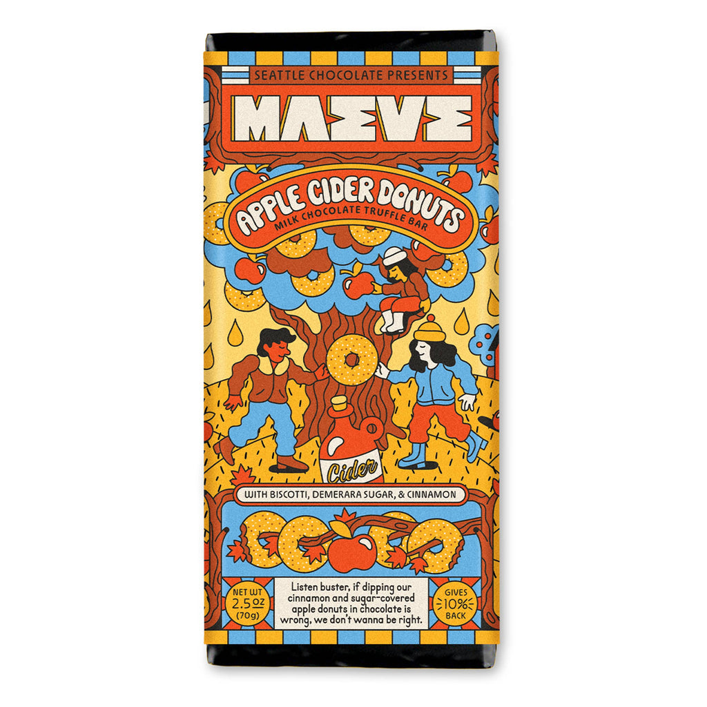 Apple Cider Donuts Truffle Bar | Maeve Seattle - Freshie & Zero Studio Shop