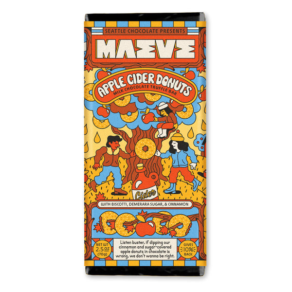 Apple Cider Donuts Truffle Bar | Maeve Seattle - Freshie & Zero Studio Shop