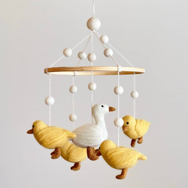 Felt Baby Mobile - Ducks - Freshie & Zero Studio Shop