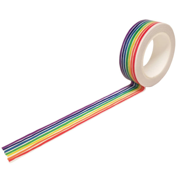 Beve! Washi Tape: Rainbow Stripe - Freshie & Zero Studio Shop