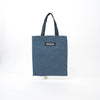 Embroidered Cat Tiny Book Tote - Blue | Kusuguru Japan - Freshie & Zero Studio Shop