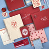 Strawberry Pattern Journal | Lined Notebook - Freshie & Zero Studio Shop