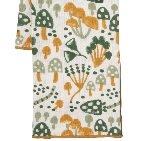 Wildgrove Block Print Tea Towel by Danica - Freshie & Zero Studio Shop