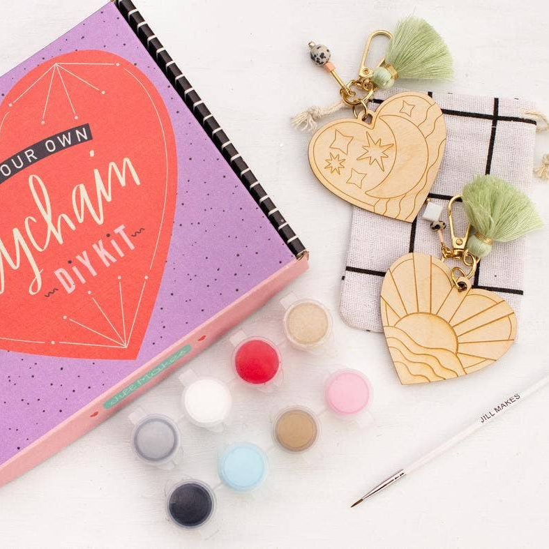 DIY Heart Keychain Painting Kit - Freshie & Zero Studio Shop