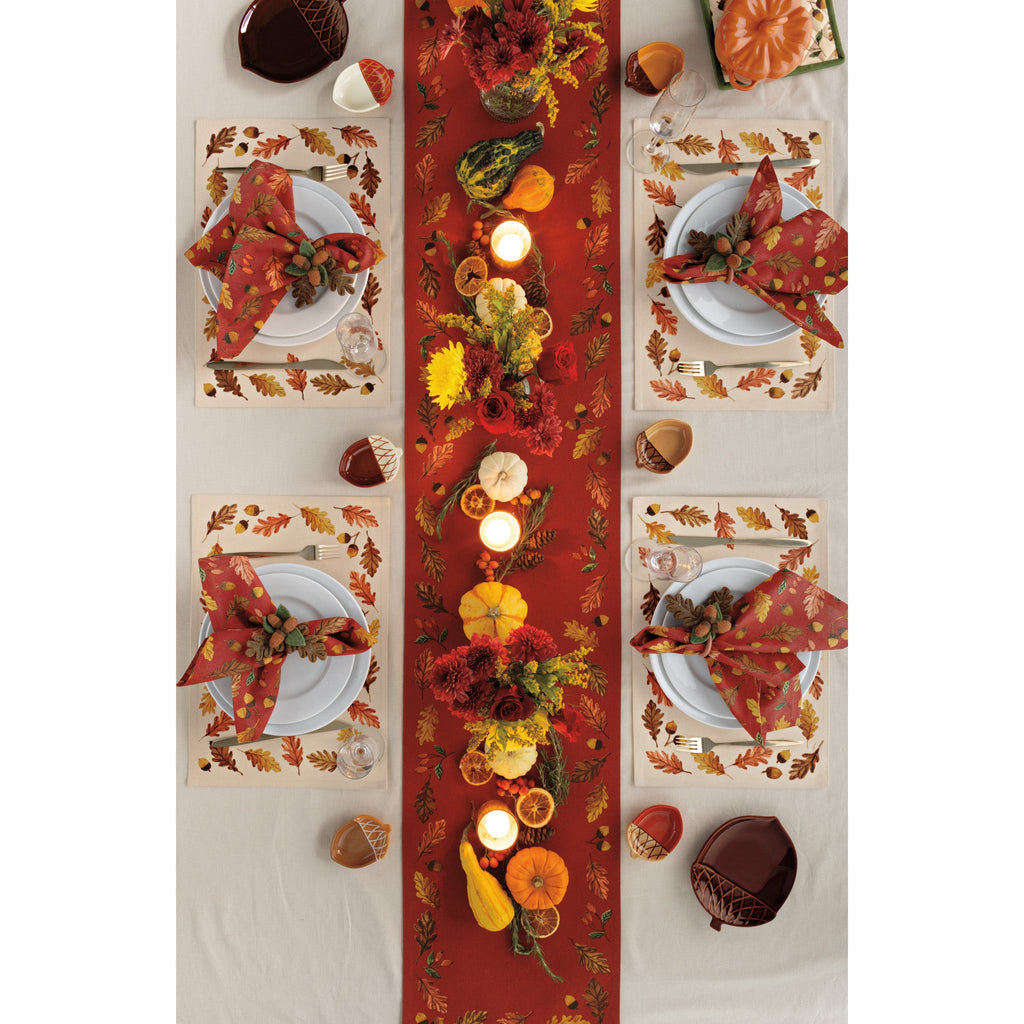 Oak and Acorn Felt Napkin Rings - Set of 4 - Freshie & Zero Studio Shop