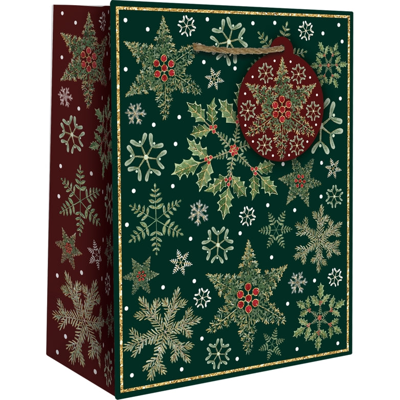 Forest Snowflakes Gift Bag - Small - Freshie & Zero Studio Shop