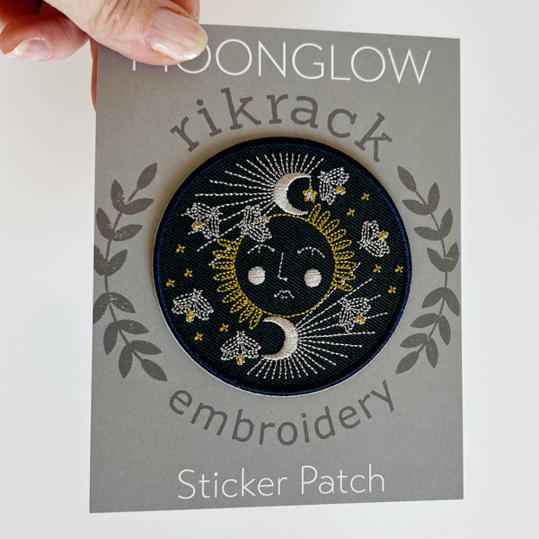 Moonglow Embroidery Sticker Patch - Freshie & Zero Studio Shop