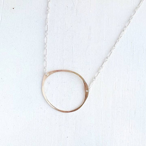 Sparkly Sparky Stone necklace from Freshie & Zero featuring a vibrant gemstone pendant on a delicate chain.