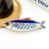Shiny Marbled Sardine Claw Clip - Freshie & Zero Studio Shop
