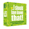 Hygge Games I Should Have Known That! trivia game box with colorful question mark design
