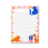 Colorful Paws Notepad - Freshie & Zero Studio Shop