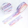 Washi tape by Wild Pencil Studio in sky blue with subtle cloud patterns, perfect for decorating and crafting projects.