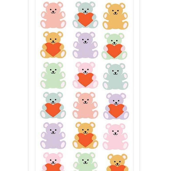 Fuzzy Stuffed Bears Sticker Sheet by Pipsticks - Freshie & Zero Studio Shop